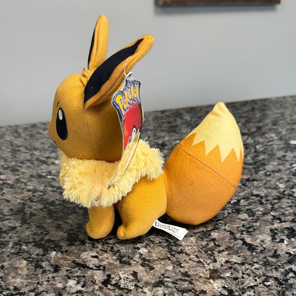 Pokemon Eevee Yellow and Black Plush - Picture 2 of 8